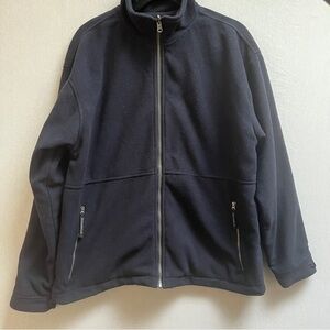 Stormtech Black Fleece Full Zip Jacket Sz M